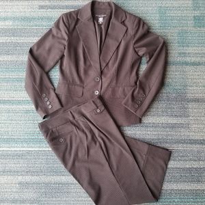 Capri black pinstripe suit
